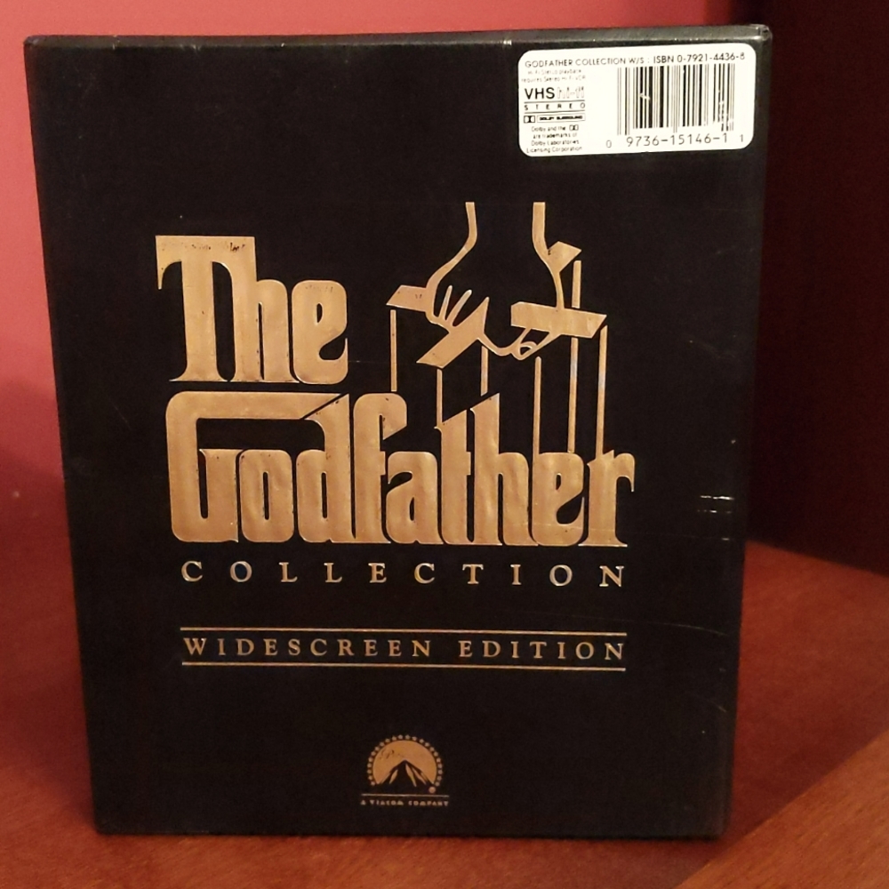 VHS The Godfather Collection Widescreen Edition